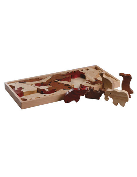 TC5006 | Animal Puzzle (Red Wood Puzzle Series)